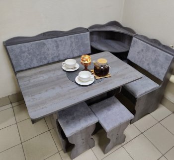 Кухонный уголок Миссия с полкой ткань в Карасуке - mebel154.com