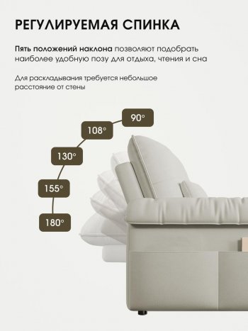 Кресло-кровать ЛУНО 105см в Карасуке - mebel154.com