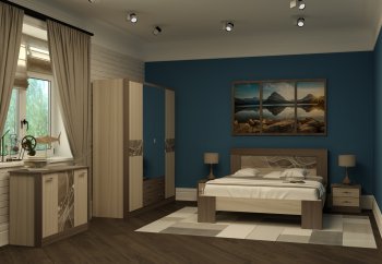Модульная спальня Николь в Карасуке - mebel154.com