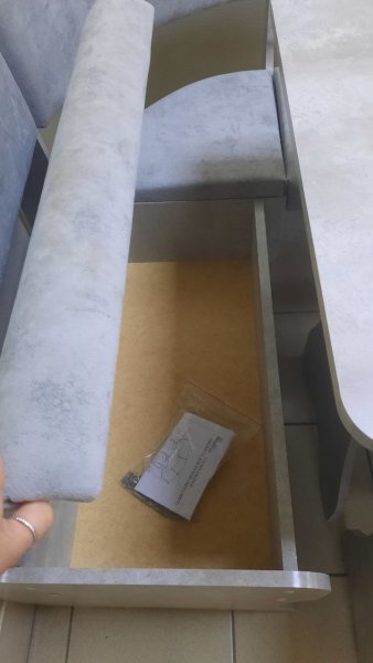 Кухонный уголок Миссия V велюр (цемент) в Карасуке - mebel154.com