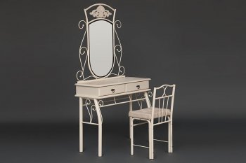 Столик туалетный CANZONA (столик/зеркало + стул) в Карасуке - mebel154.com