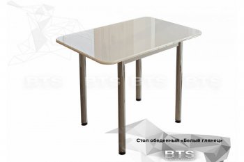 Стол обеденный белый глянец(бтс) в Карасуке - mebel154.com