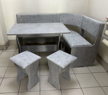 Кухонный уголок Миссия V велюр (сириус) в Карасуке - mebel154.com