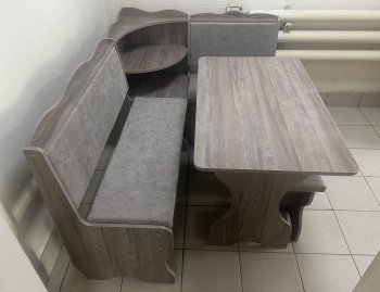 Кухонный уголок Миссия с полкой, ткань(локи) в Карасуке - mebel154.com