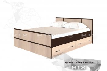 Кровать Сакура 1600(бтс) в Карасуке - mebel154.com