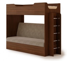 Кровать двухъярусная с диваном в Карасуке - mebel154.com