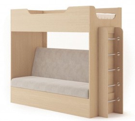 Кровать двухъярусная с диваном в Карасуке - mebel154.com