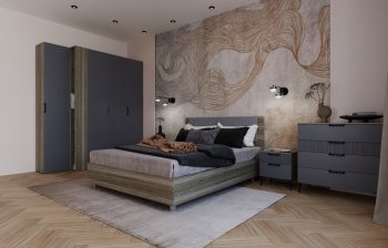 Спальный гарнитур Борнео в Карасуке - mebel154.com