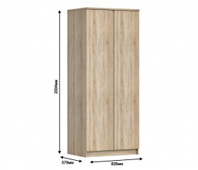 Шкаф 2-х дверный Кито СБ-2309 в Карасуке - mebel154.com