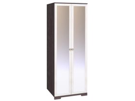 Шкаф для одежды 2-х дверный с зеркалом 12-2 Бриз в Карасуке - mebel154.com