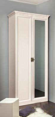 Шкаф для одежды 2-х дверный с зеркалом 2 Montpellier в Карасуке - mebel154.com