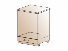Шкаф нижний для духовки Сити ШНД 600 в Карасуке - mebel154.com