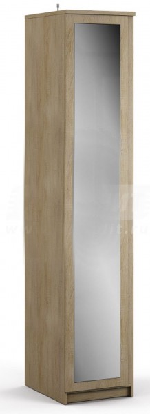 Шкаф однодверный с зеркалом Веста СБ-2260  в Карасуке - mebel154.com