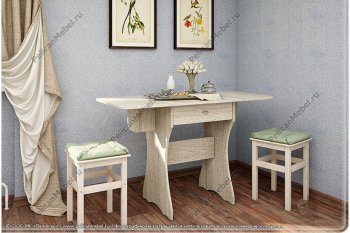 Стол раскладной с ящиком(пеликан) в Карасуке - mebel154.com