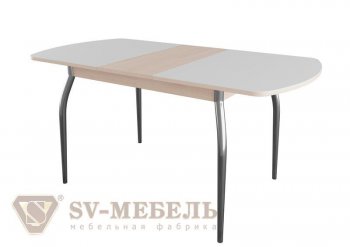 Стол обеденный раскладной-1(sv) в Карасуке - mebel154.com